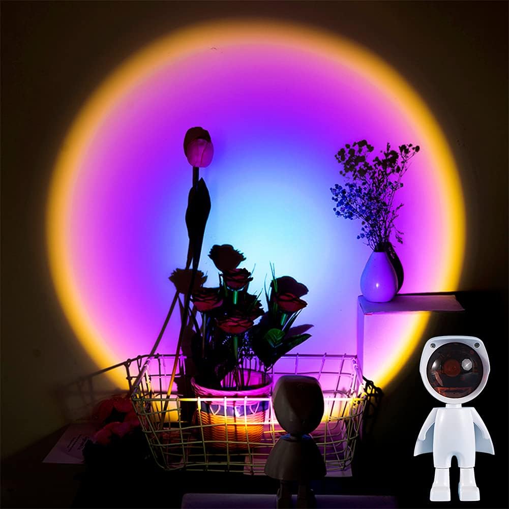 Mini Robot Sunset Projector Light