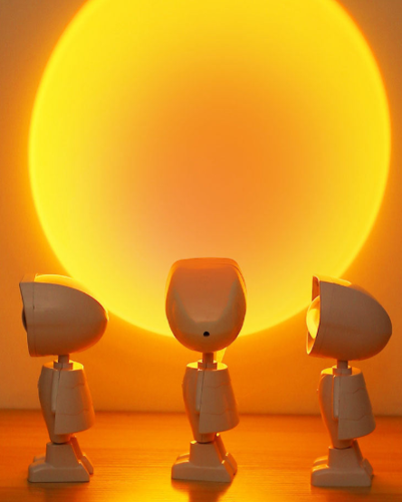 Mini Robot Sunset Projector Light