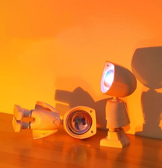 Mini Robot Sunset Projector Light