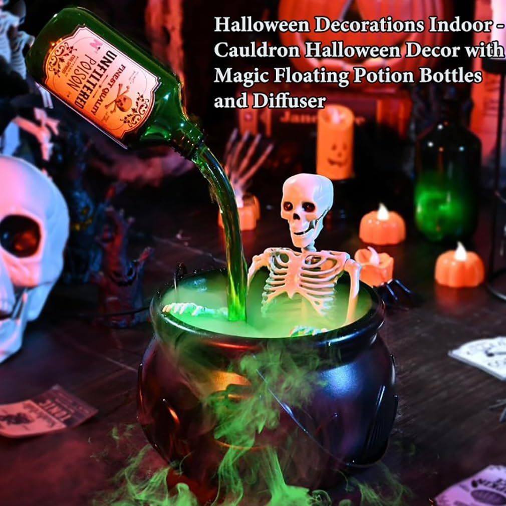 Skeleton Bucket Halloween Decorations