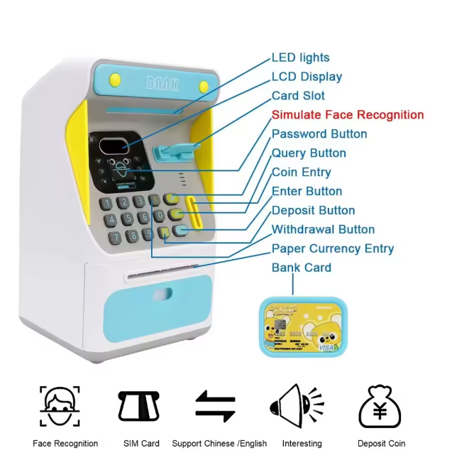 ATM Cash Deposit Box Toy