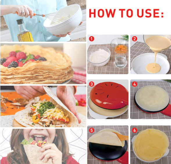 Non-Stick Crepe Maker