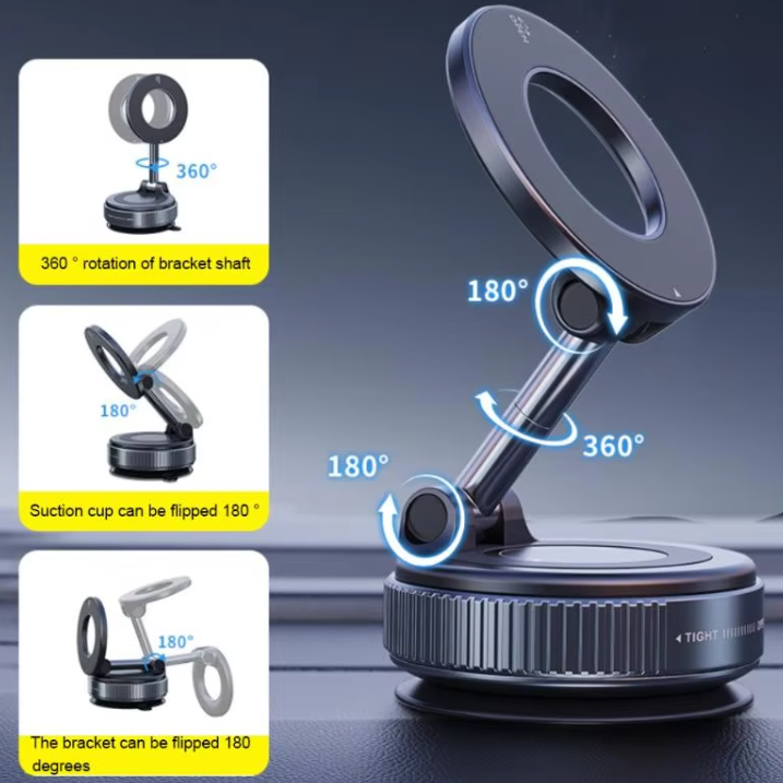 Vacuum Magnetic Phone Holder